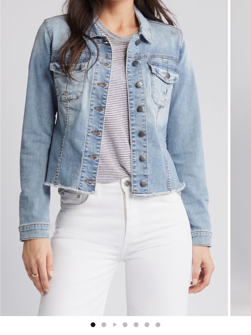 KUT from the Kloth
Kara Frayed Denim Jacket